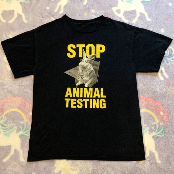 Vintage Other - Faded Vintage Animal Rights Tee